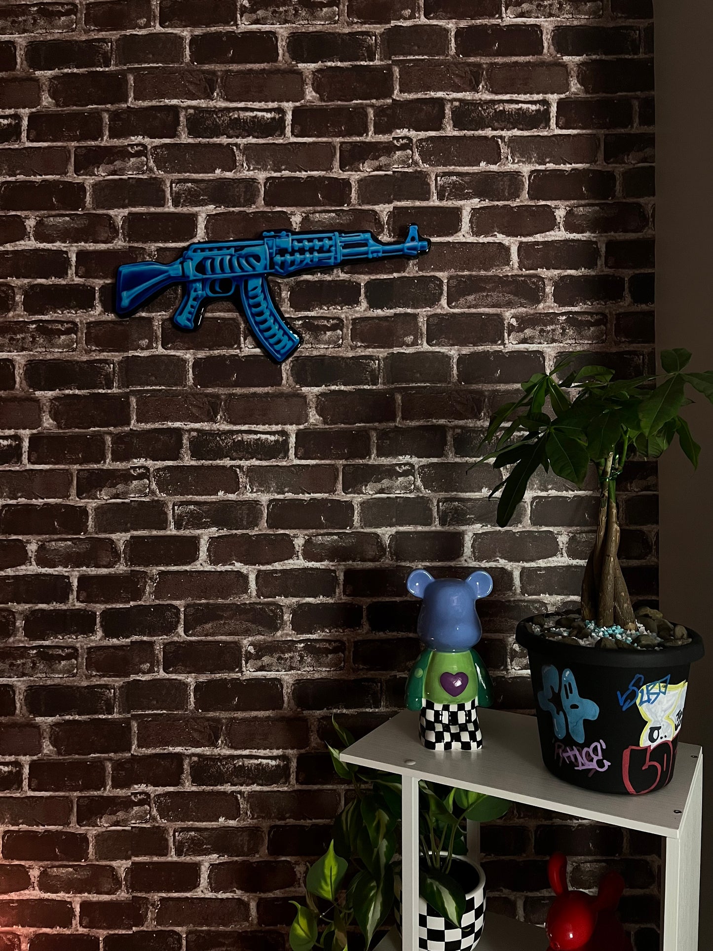 Blue Skeleton AK-47 Piece